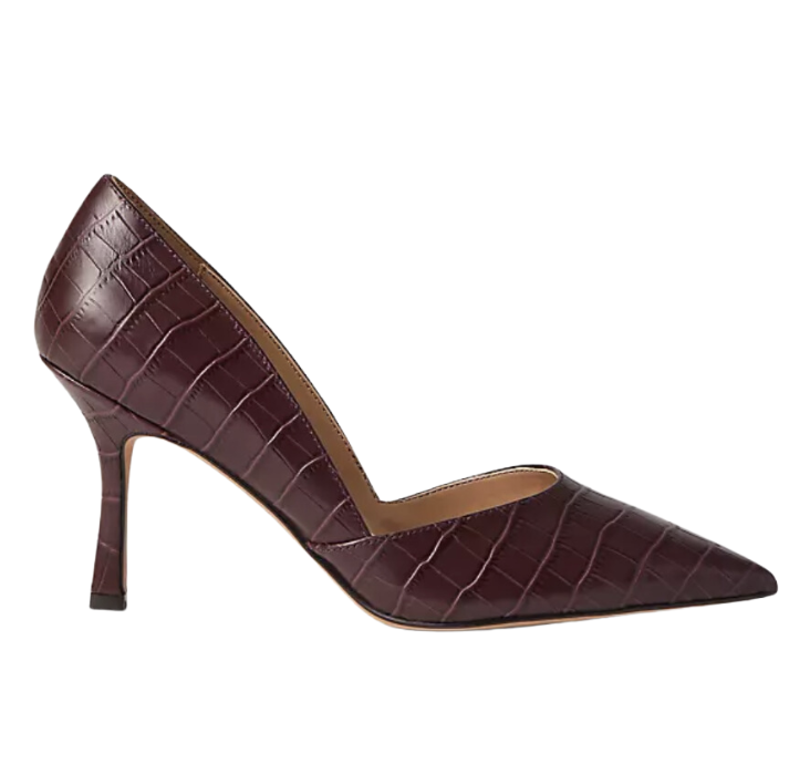 Embossed Leather New Azra Pumps